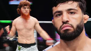 Топы UFC Шара Буллет и Царукян жестко сцепились в Ереване. Арман давил изо всех, но сломать Магомедова не смог