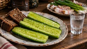 Копеечный рецепт из СССР, который обожали наши дедушки: как за 1 минуту превратить огурец в культовую закуску