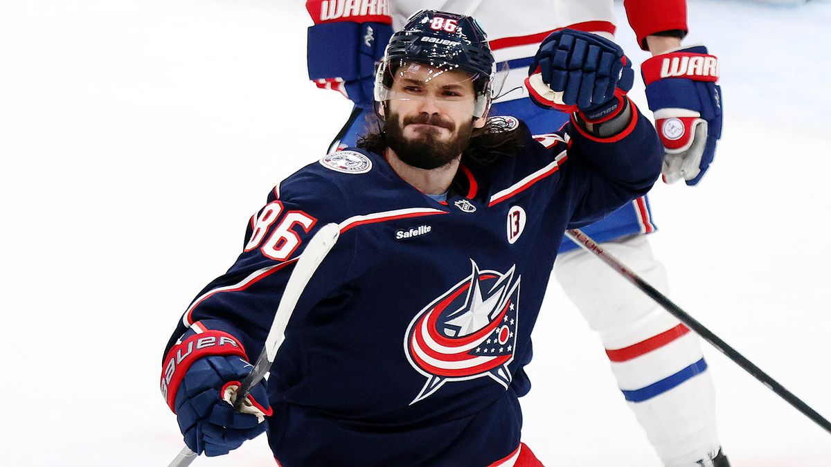 Русский хоккеист «Коламбуса» продлил результативную серию в НХЛ до 12 матчей
