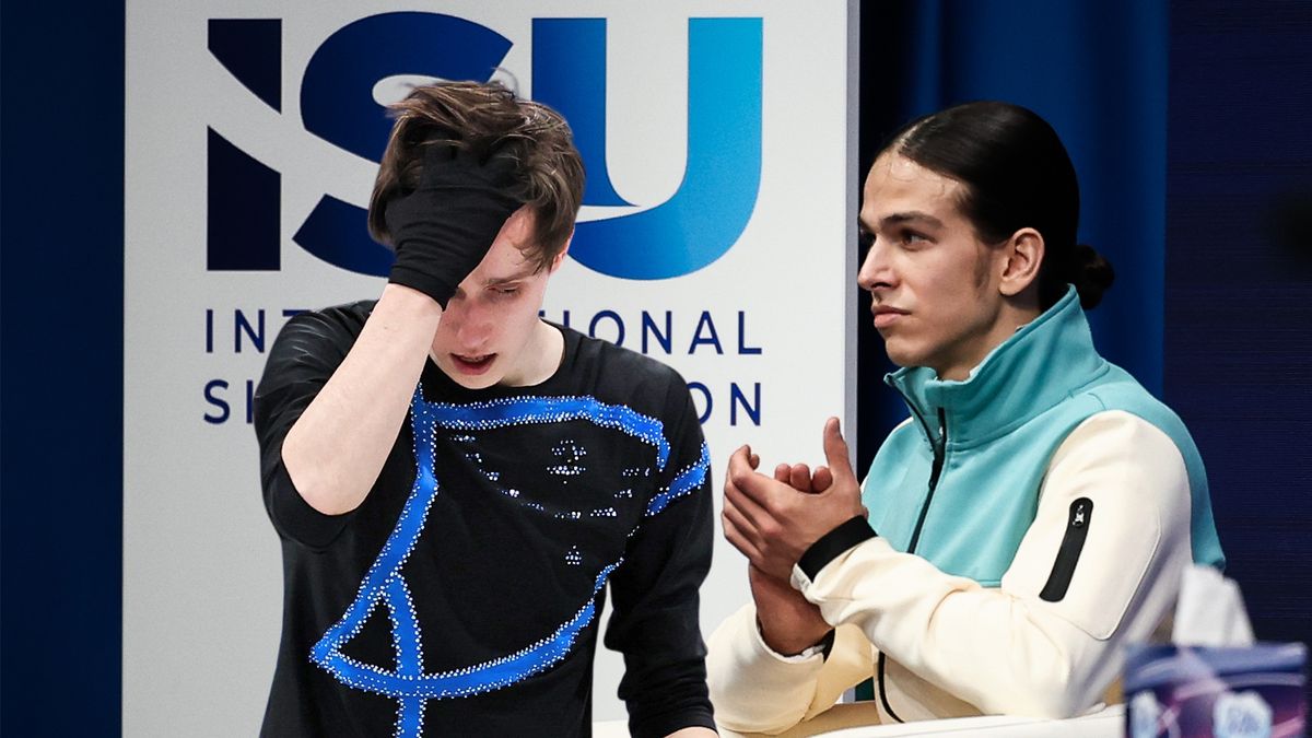 Гуменник жестом ответил украинцу на хамство, а тот позорно сбежал: главные фото драмы на Олимпиаде