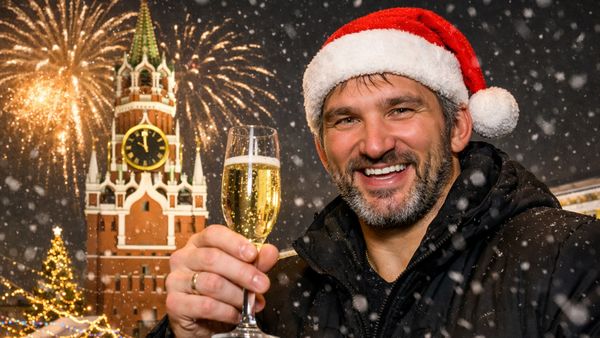 Овечкин залпом пил шампанское под бой московских курантов! Как русские звезды встречали Новый год в Америке