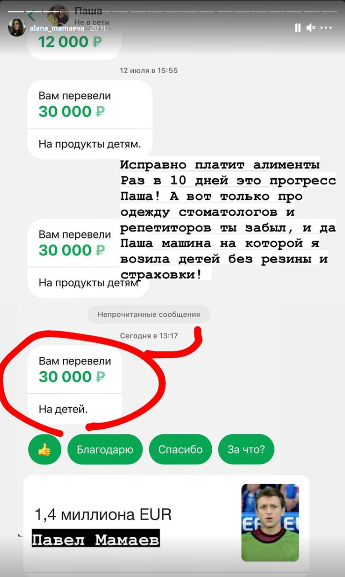 Только про одежду, стоматологов и репетиторов ты забыл». Экс-жена Мамаева  назвала сумму алиментов - 29 июля 2021 - Sport24