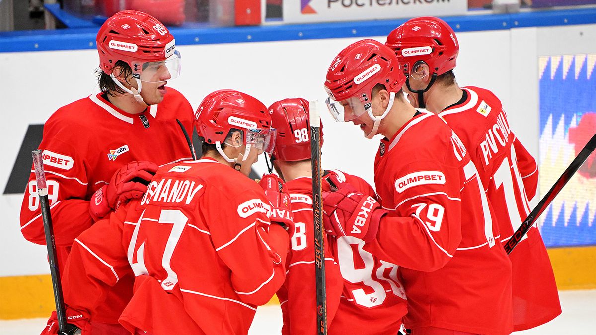 «Спартак» — «Автомобилист»: видеообзор и лучшие моменты матча КХЛ