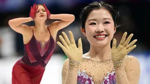 Бывшая надежда России в фигурке Самоделкина борется с одной из фавориток Олимпиады. Live