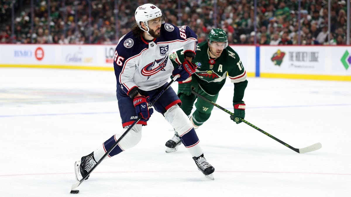 Российский нападающий «Коламбуса» Марченко признан первой звездой дня в НХЛ. Протас — вторая звезда