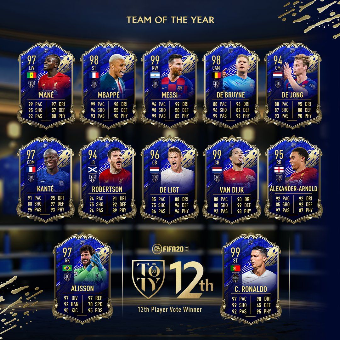 Роналдиньо Без Доната TOTY Команда Года 2024/25 TOTY EA FC mobile * Team of the
