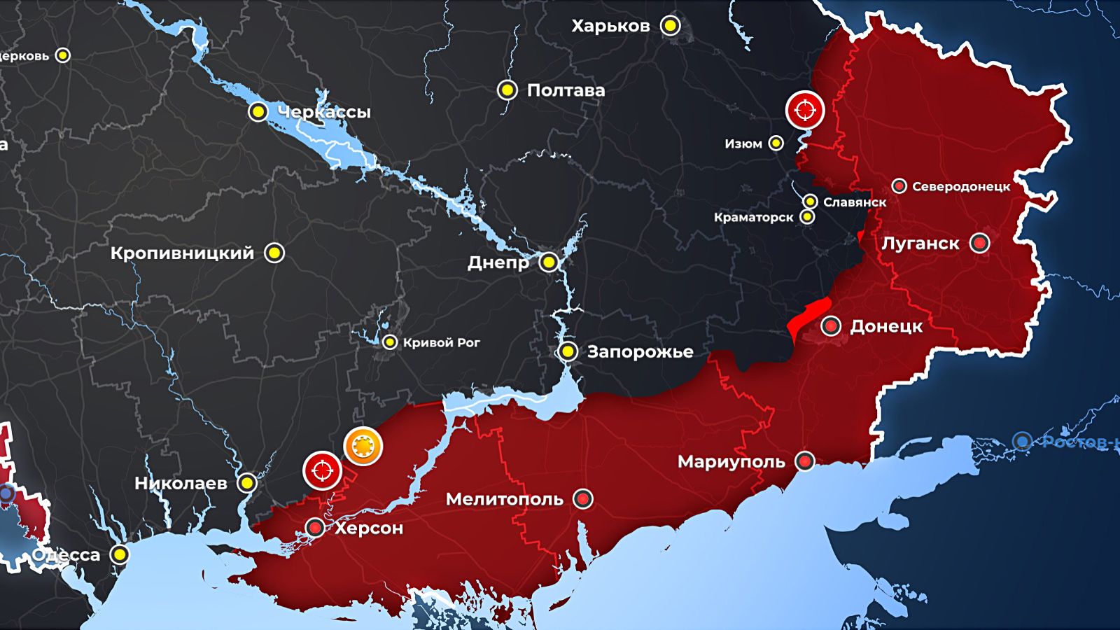 Карта боевых действий Украина 18 сентября 2022, карта военных действий на  Украине 18 сентября 2022, карта спецоперации на Украине 18 сентября 2022 -  17 сентября 2022 - Sport24