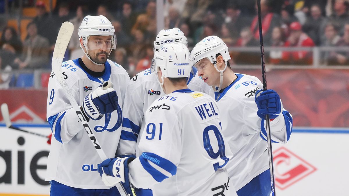 «Сибирь» — «Динамо Москва»: видеообзор и голевые моменты матча КХЛ