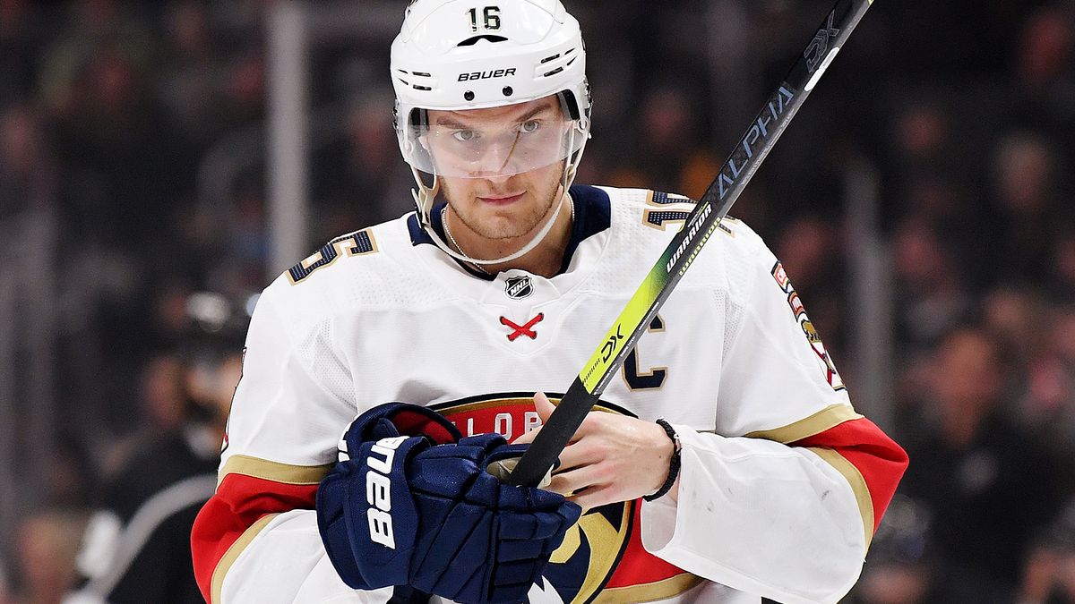 Капитан «Флориды» Барков получил травму на тренировке