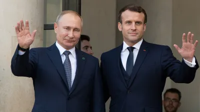 Владимир Путин, Эммануэль Макрон