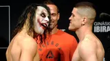 «Почему такой серьезный?» Боец UFC вышел на дуэль взглядов в образе Джокера