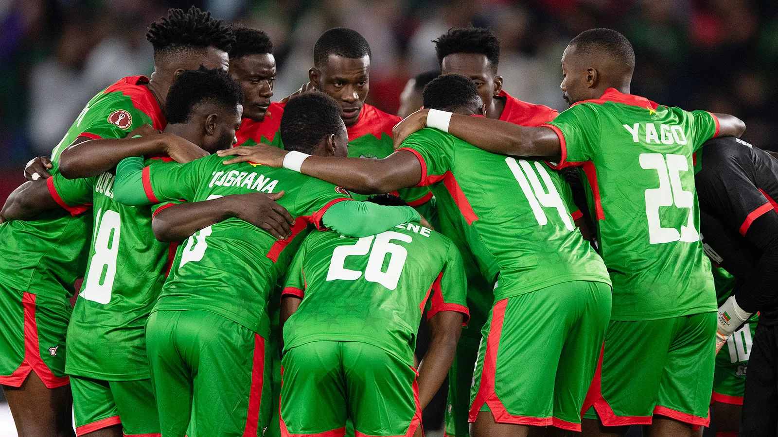 Игроки сборной Буркина-Фасо
