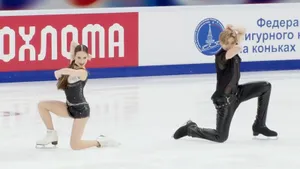 Сын крутого русского тренера в лидерах на Гран-при России. Летом они ездили за помощью в США