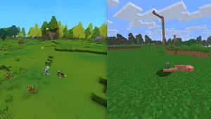 Эта модификация объединяет Minecraft и Hytale: мод-кроссплей уже стал доступен для скачивания