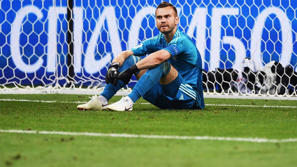 Акинфеев: Возникло ощущение, что сборную России кто-то проклял. Первого матча на ЧМ-2018 я ждал с большой опаской