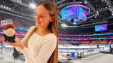 Возвращение русских фигуристов изнутри: огромная арена, буквы RUS, штраф 12,5 тысяч, талисман-бургер