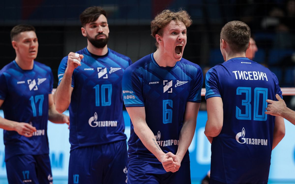 Волейболисты казанского «Зенита» на тай-брейке сломили сопротивление «Динамо-ЛО»