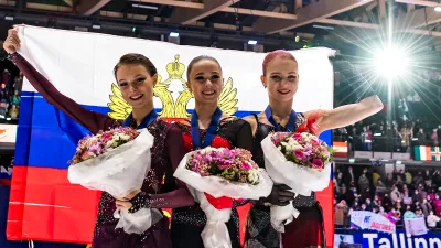 Анна Щербакова, Камила Валиева, Александра Трусова / Игнатова