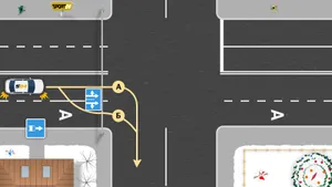 На этом билете экзамена по ПДД ошибается почти половина водителей: как правильно повернуть на таком перекрестке?