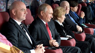 Владимир Путин, Джанни Инфантино