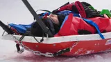 Китайскую сноубордистку госпитализировали после страшного падения во время выступления на Олимпиаде