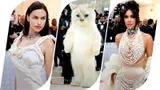 Скандальные наряды Met Gala: Кардашьян повторила свой образ для Playboy, Шейк в белом платье, Лето в костюме кота