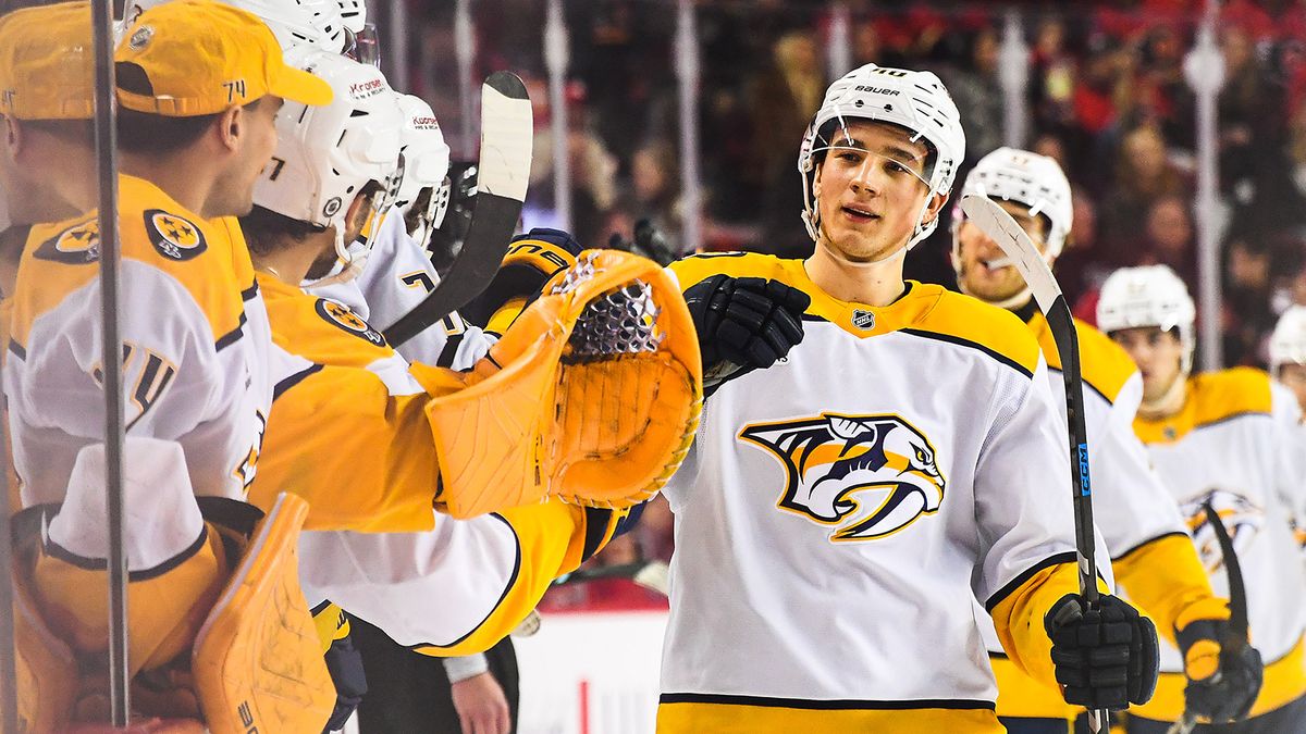 Свечков поучаствовал в победном голе «Нэшвилла» в матче с «Каролиной», у Кочеткова 24 сэйва и ассист