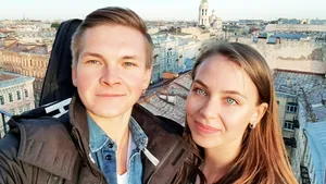 Как выглядит жена фигуриста Михаила Коляды Дарья. Раньше она выступала за Венгрию