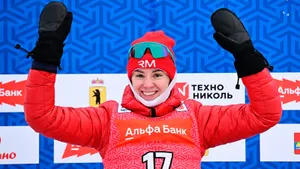 Семья Халили разоряет русский биатлон. После мужа победу в марафоне на ЧР одержала и его жена 