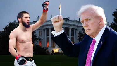 Ислам Махачев, Дональд Трамп