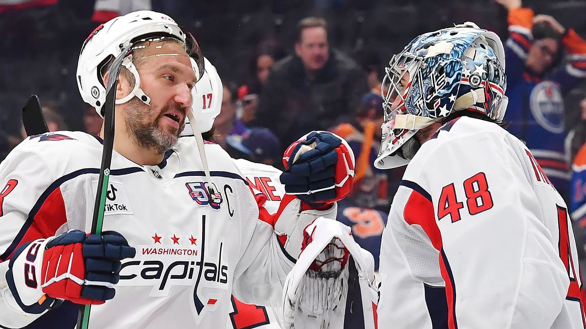 Вратарь «Вашингтона» стал первой звездой дня в НХЛ, выиграв 100-й матч за карьеру с шатаутом
