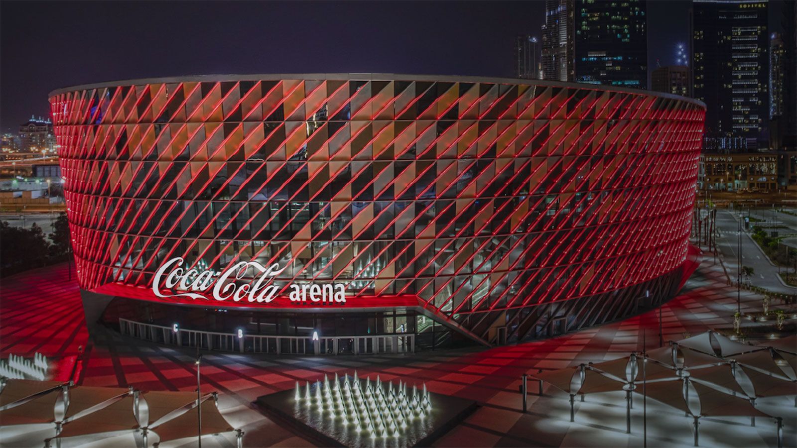Dubai arena. Кока кола Арена Дубай. Авангард в Дубае. Новый город в Дубае проект. Кола в Дубае.