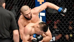 UFC 267: Хамзат Чимаев — Ли Цзинлян. Видео: полный бой